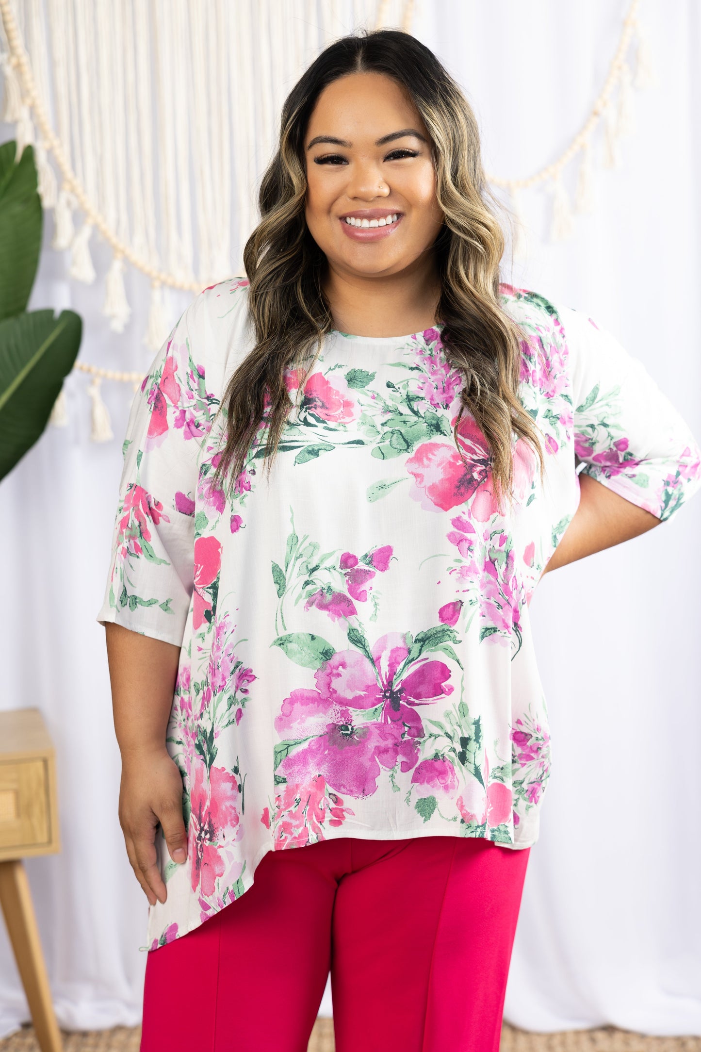 Botanical Bliss - Half Sleeve Top