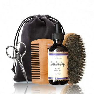 Beard Grooming Kit with Assorted Oils